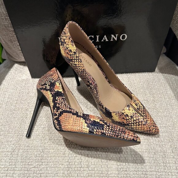Marciano by Guess Genuine Snake Leather Pumps – Size 7(EU 37) - Picture 1 of 10